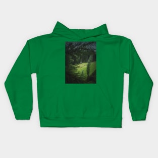 through the fir needles Kids Hoodie